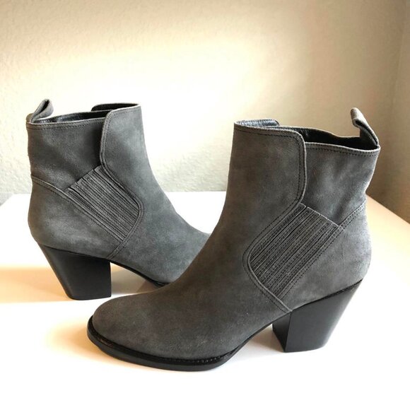 New RACHEL COMEY Mave Boot Gray Suede Ankle Booties SZ 9 MSRP $450 - Picture 3 of 8